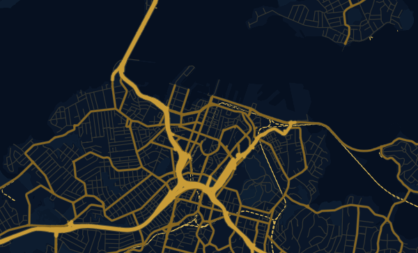 Map of Auckland