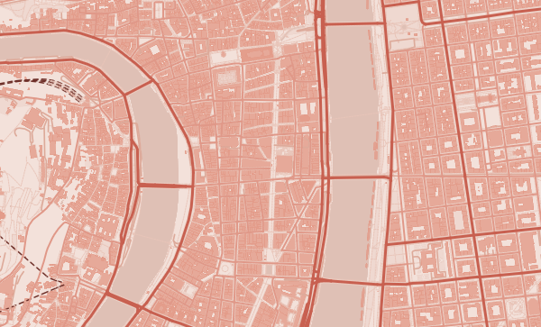 Map of Lyon