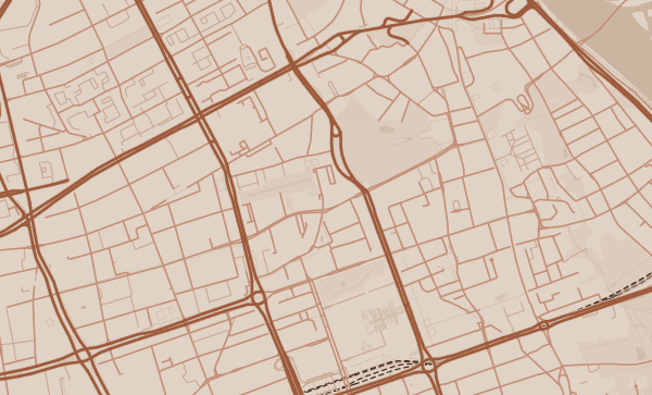 Map of Warsaw