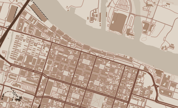 Map of Savannah