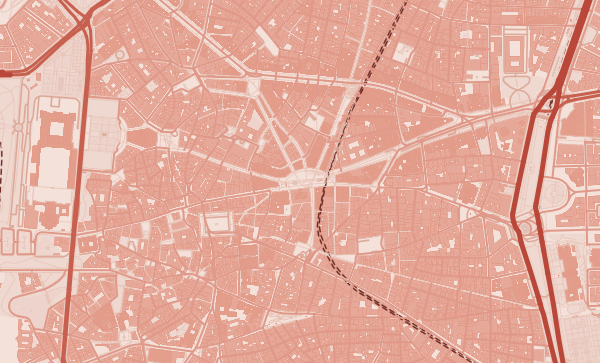 Map of Madrid