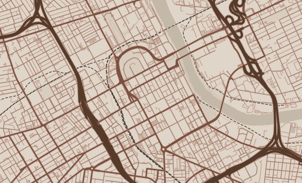 Map of Nashville