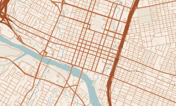 Map of Austin