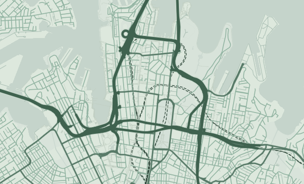 Map of Sydney