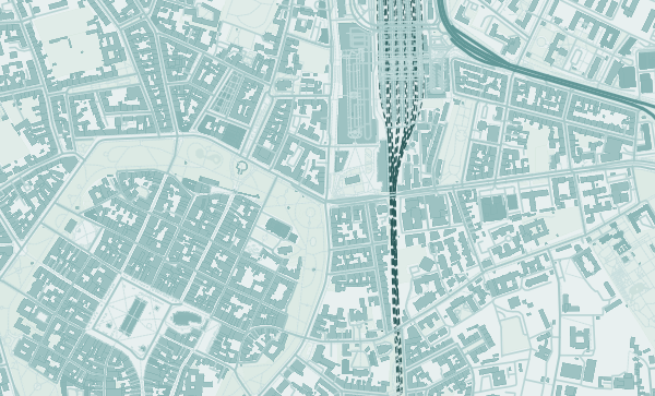 Map of Kraków
