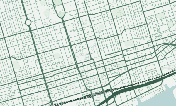 Map of Toronto