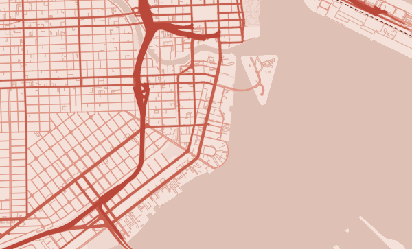 Map of Miami
