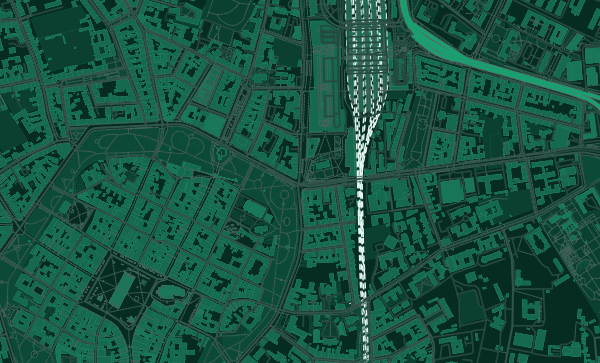 Map of Kraków