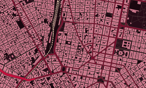 Athens map in Ruby style