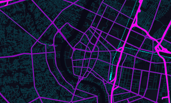 Map of Bangkok