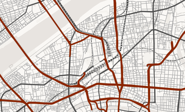Map of Osaka