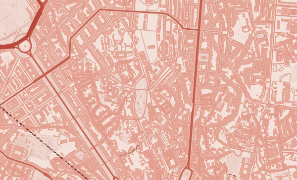 Lisbon map in Coral style