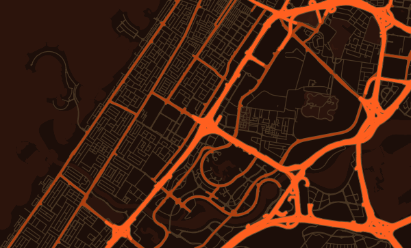 Map of Dubai
