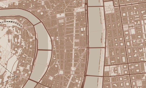 Map of Lyon