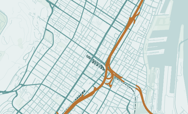 Map of Montreal