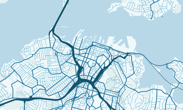Map of Auckland