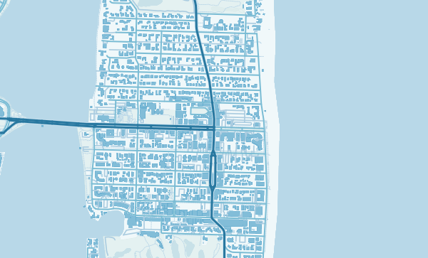 Map of Palm Beach