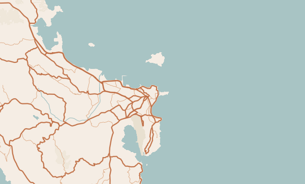 Map of Corfu