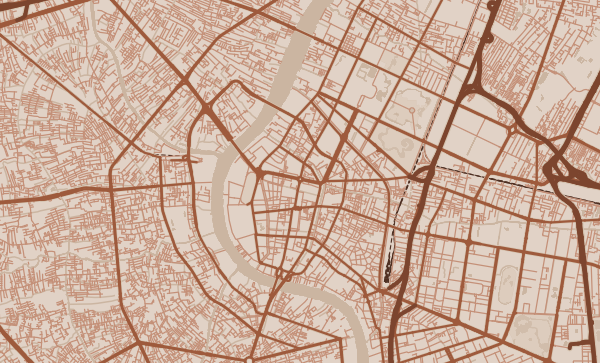 Map of Bangkok