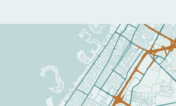 Map of Dubai