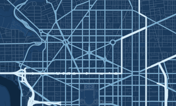 Map of Washington DC