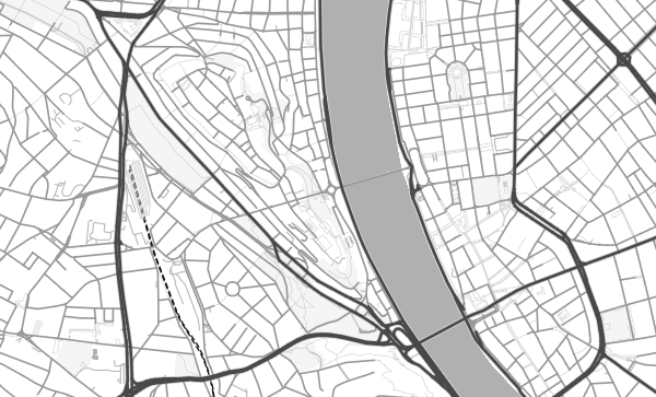 Map of Budapest