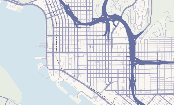 San Diego map in Pastel Dream style