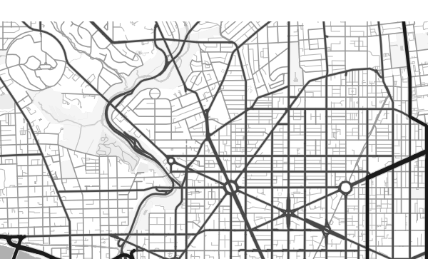 Map of Washington DC