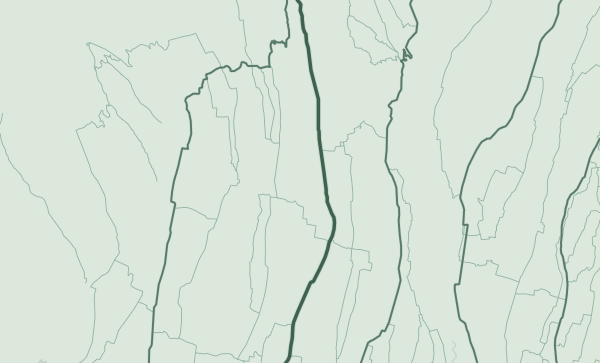 Bali map in Sage style