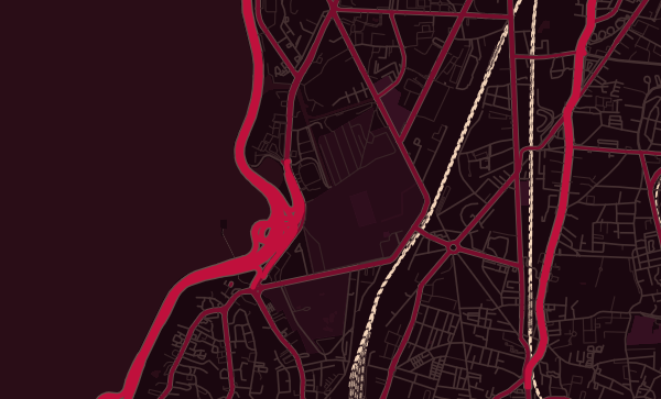 Mumbai map in Ruby style
