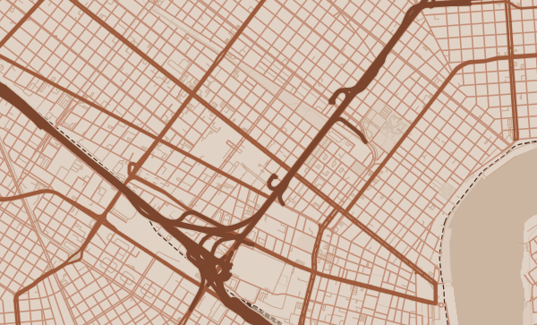 Map of New Orleans