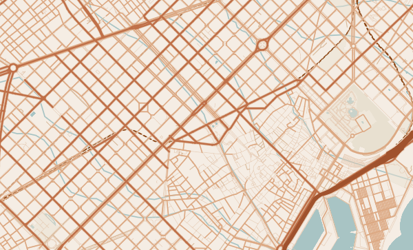 Map of Barcelona