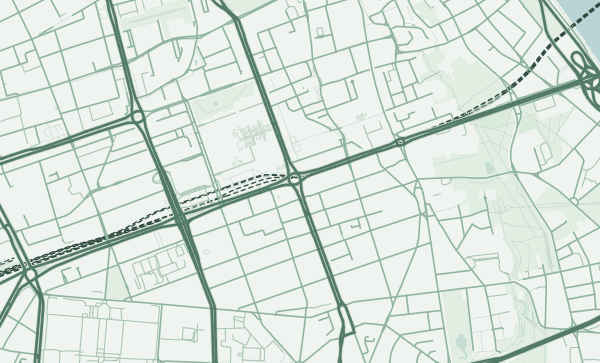 Map of Warsaw