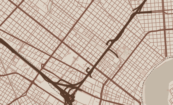 Map of New Orleans