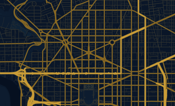 Map of Washington DC