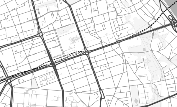 Map of Warsaw