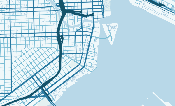Map of Miami