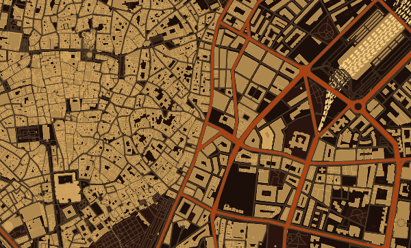 Map of Seville