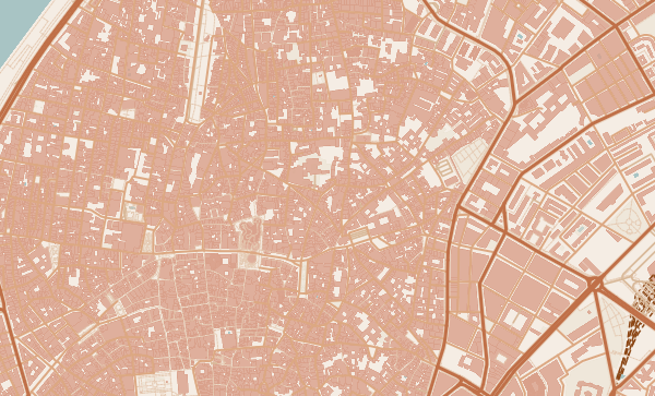 Map of Seville