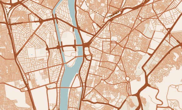 Map of Cairo