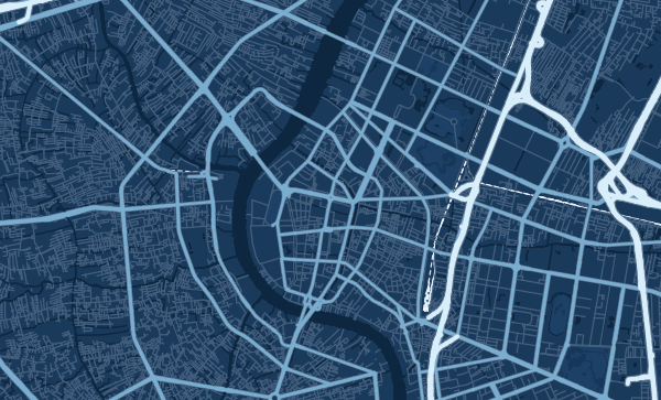 Map of Bangkok