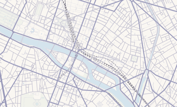 Map of Paris