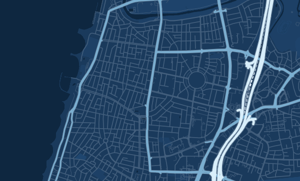 Map of Tel Aviv